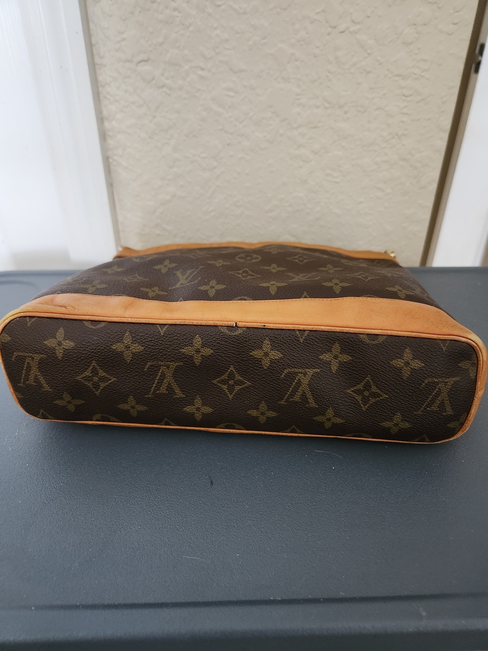Louis Vuitton Monogram Coated Canvas Crossbody in Brown & Tan - Picture 7 of 7